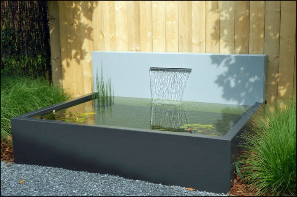 ADEZZ Aluminum Garden Pond with Fixed Pond Wall