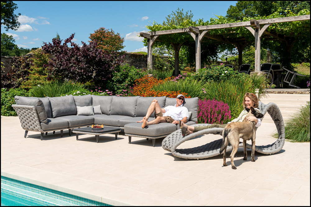 Alexander Rose Cordial Luxe Garden Furniture Lounge Set